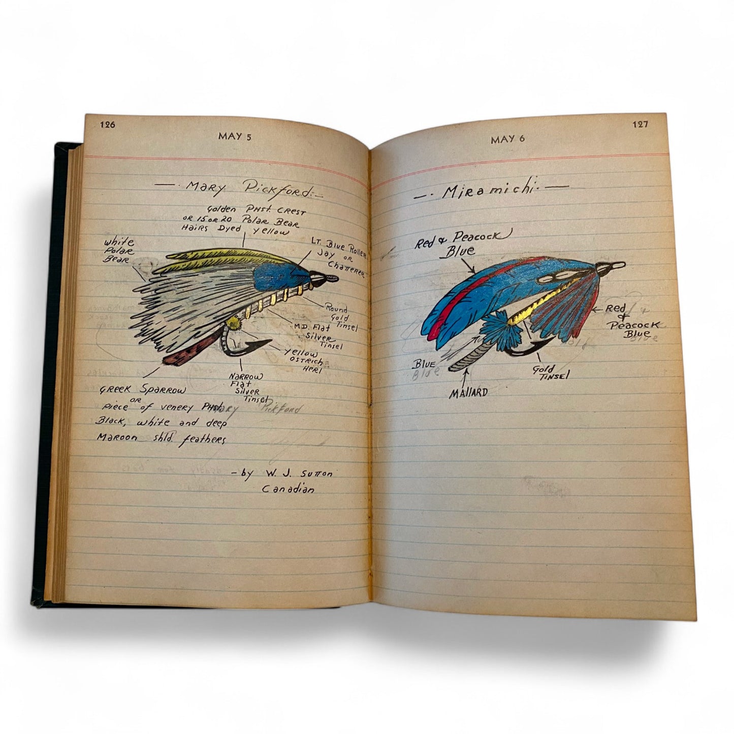 Sketchbook Series Fly Boxes - No. 001 (Miramichi Fly)